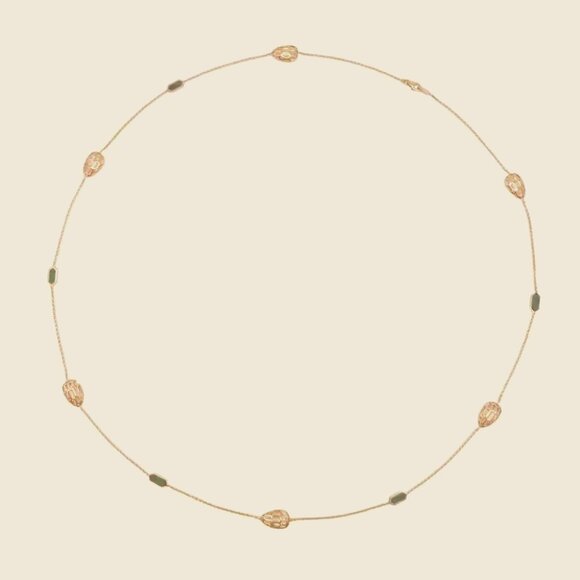 BVLGARI Serpenti 11 motif long necklace 18K Pink Gold - Picture 1 of 9